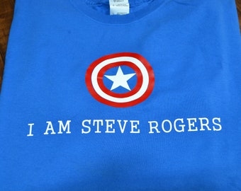 Captain America I Am Steve Rogers Tee (unisexe)