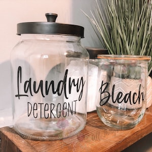 Laundry Room Labels, Farmhouse Decor, Farmhouse Label, DIY, Personalized Laundry Tags, Personalized Decals.