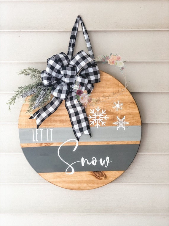 Wooden door wreath hanger sale