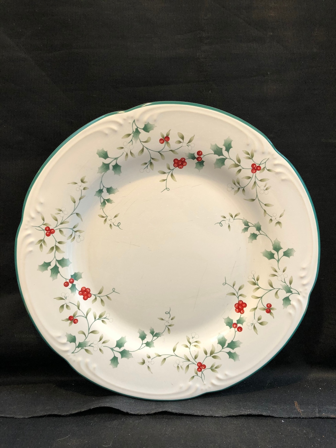 Vintage Pfaltzgraff Winterberry 10 Dinner Plate 1990s Etsy