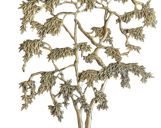 Vintage Brass Tree of Life Wall Hanging Etsy