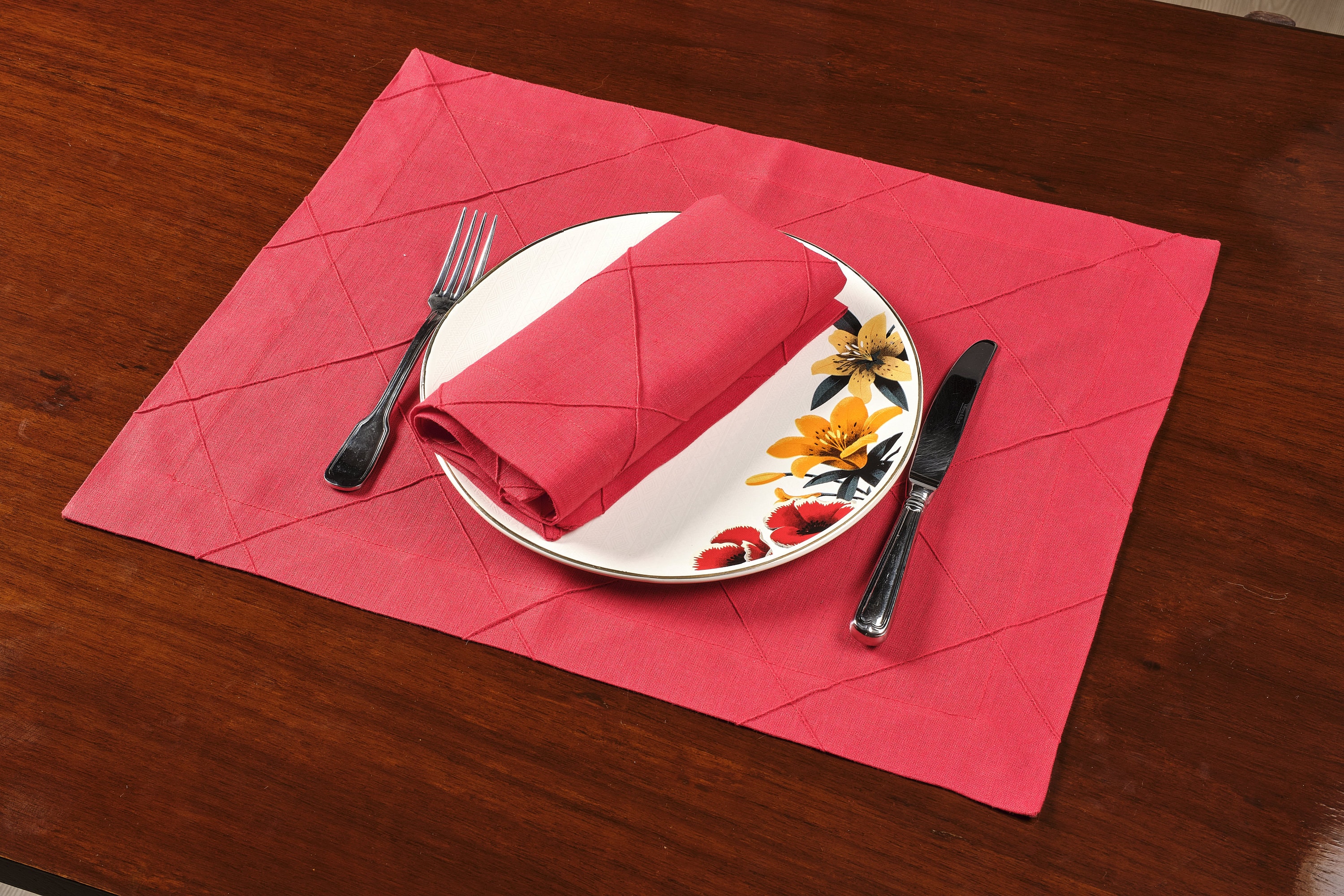 Soft Linen Elegant Placemats&napkins Luxury Table Mats for Etsy