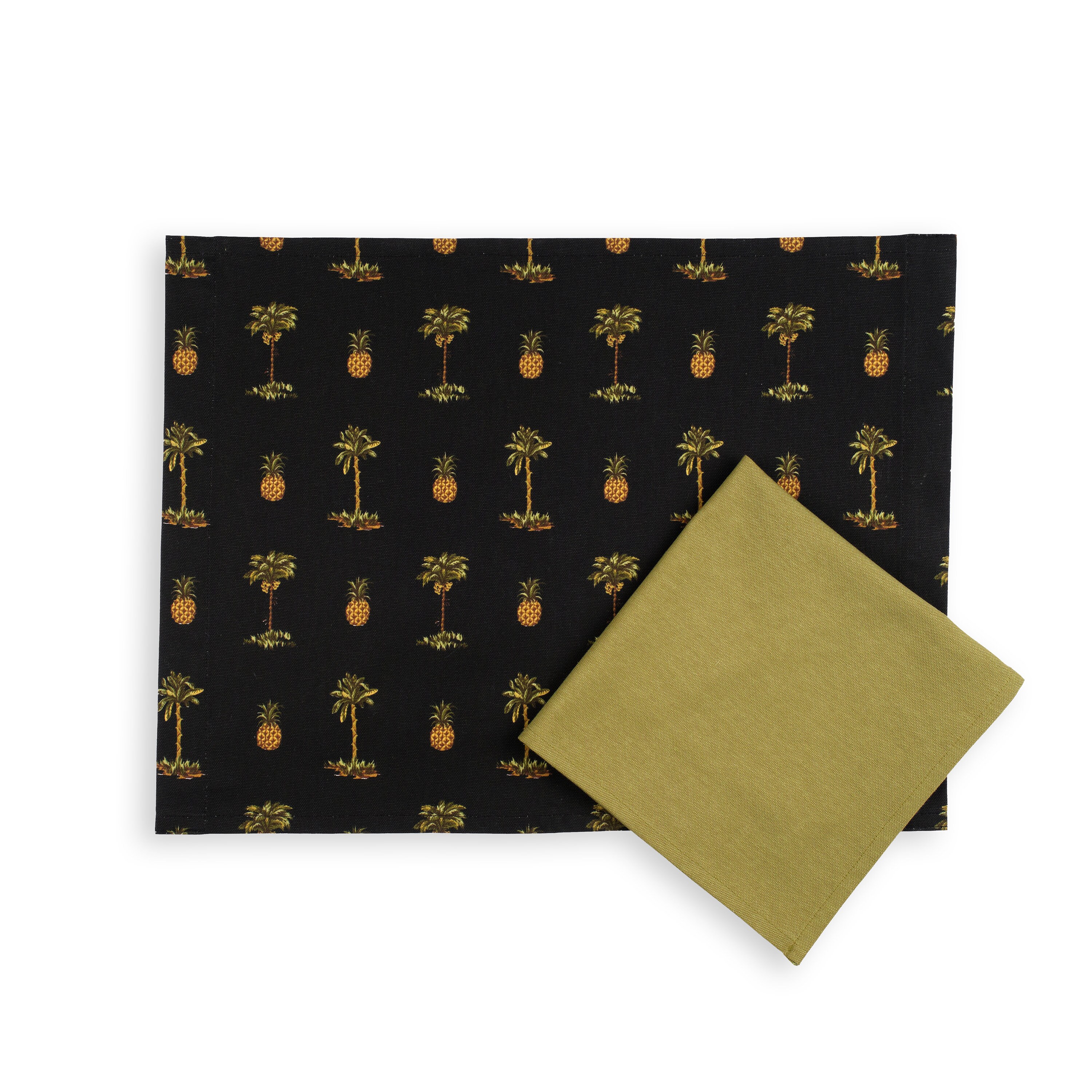 Cotton Placemat&Napkin Set of 6 Etsy