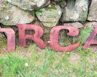 Prop Replica - ORCA - WOOD LETTERS - Handmade Wood 3D Prop Letters - movie prop replica - Jaws