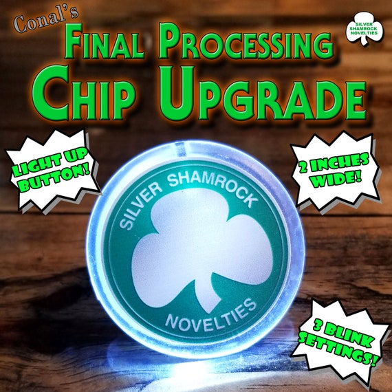 Zilveren Shamrock Eindverwerking Chip Upgrade Knipperend Etsy