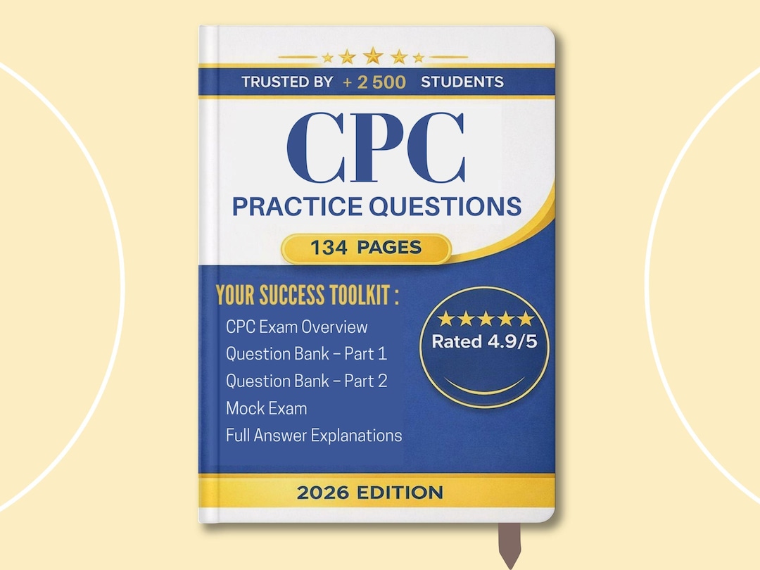 CPC Practice Questions | ICD-10, CPT, Coding Prep (digital Download) - Etsy