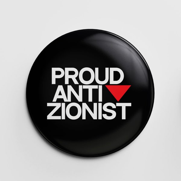 Proud Anti-Zionist 1.25" button