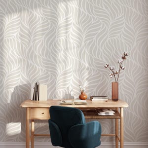 Minimalistic Scandinavian Wallpaper | Removable Self Adhesive Abstract ...