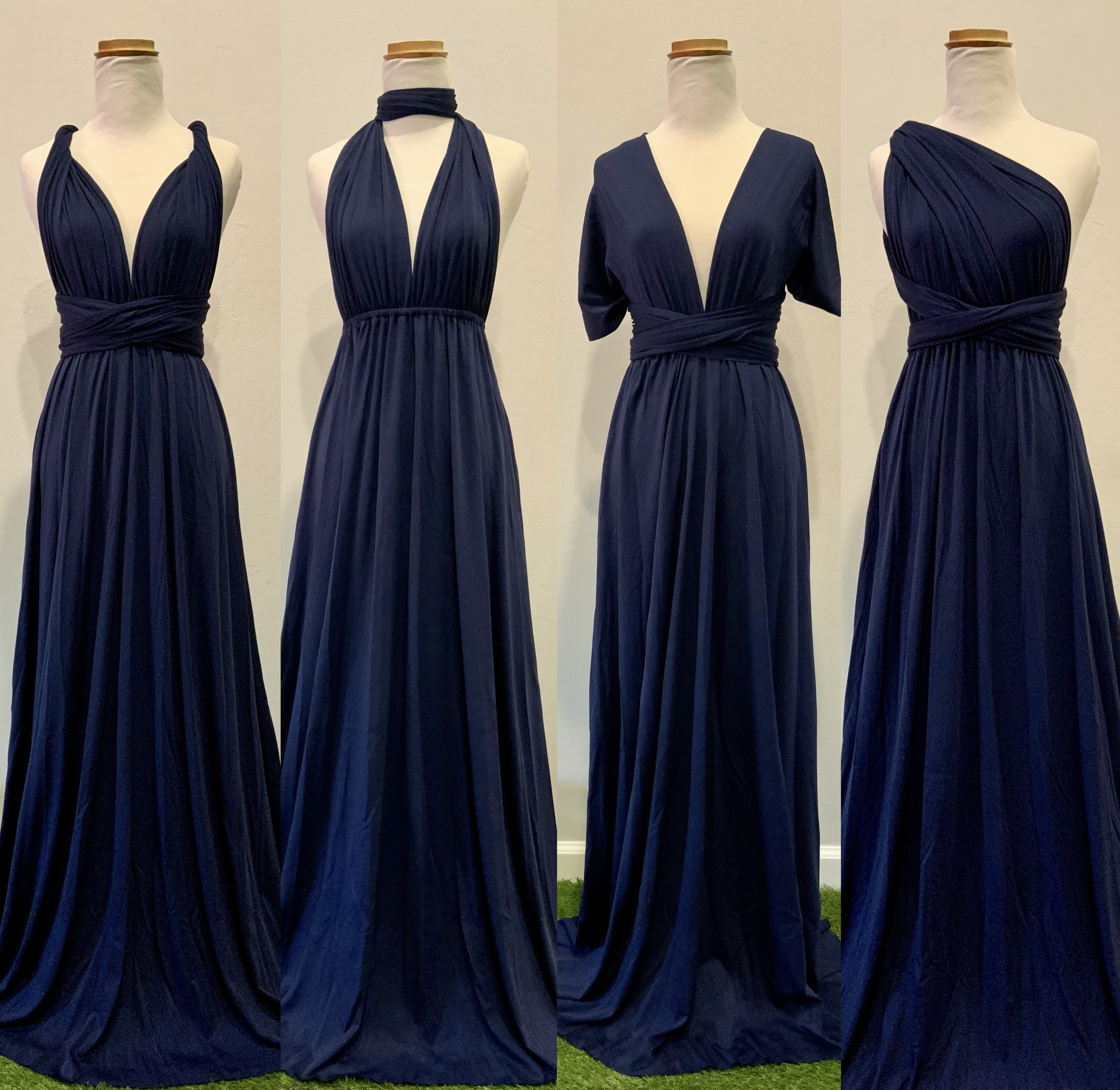 Dark blue infinity dress discount