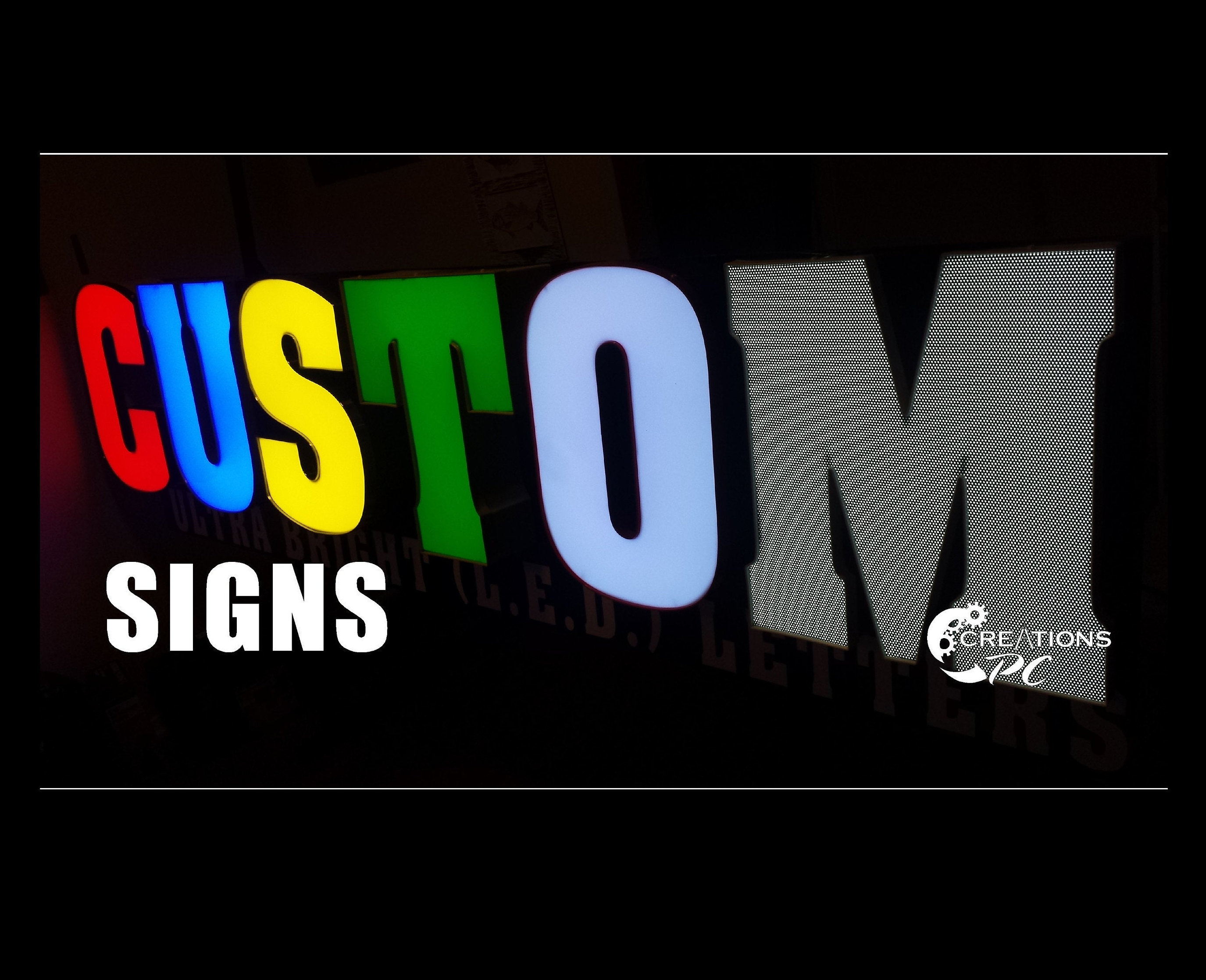 Custom LED Signs High Quality Store Signs at a Fair Price Etsy