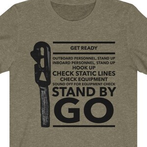 Airmarine Static Line, Jumpmaster-Kommandos - Unisex Jersey Kurzarm T-Shirt