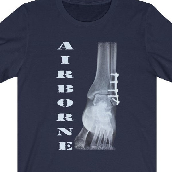 Airborne Ankle - Unisex Jersey Short Sleeve T-Shirt