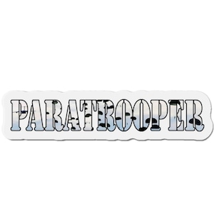 PARATROOPER - Text Pic - Magnet