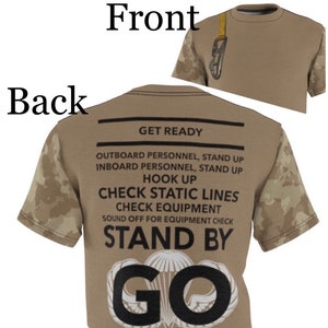 Airborne - Static Line, Snap Hook Shirt - Tan