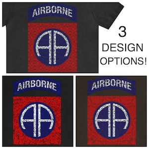 82nd Airborne (Mandala/Fair Isle/Shattered) - Unisex Jersey Short Sleeve T-Shirt