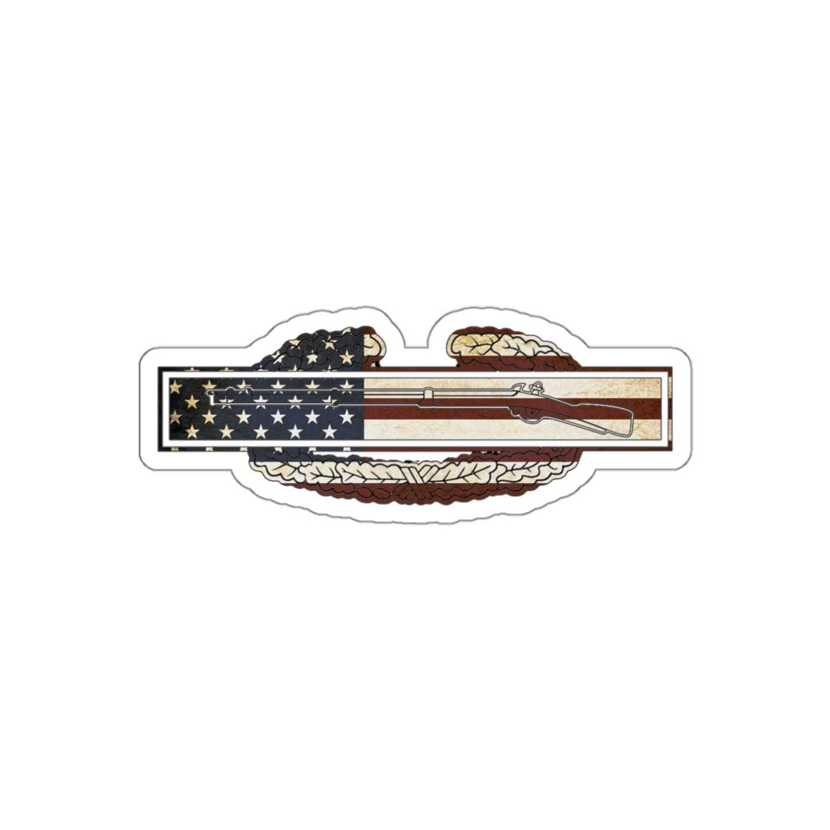 Combat Infantry Badge - CIB - U.S. Flag - Sticker - Etsy