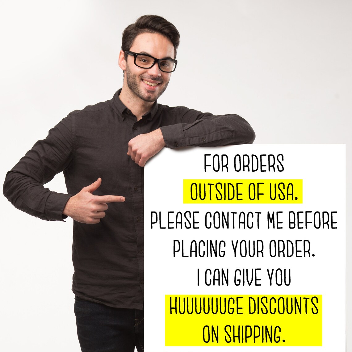 Put Your Logo Here Promote Your Business Promotional Etsy