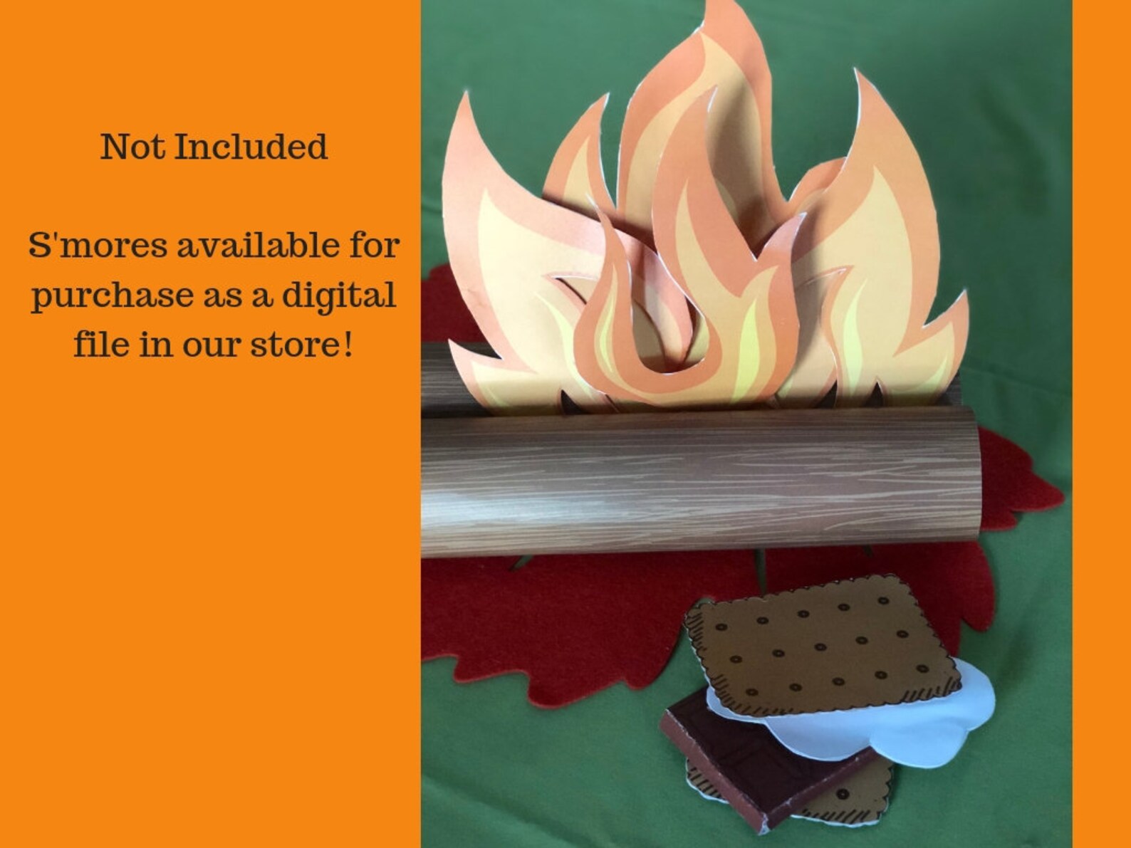 S'mores 3D Craft Printables - Great for Scouts Craft or to Use in Your ...