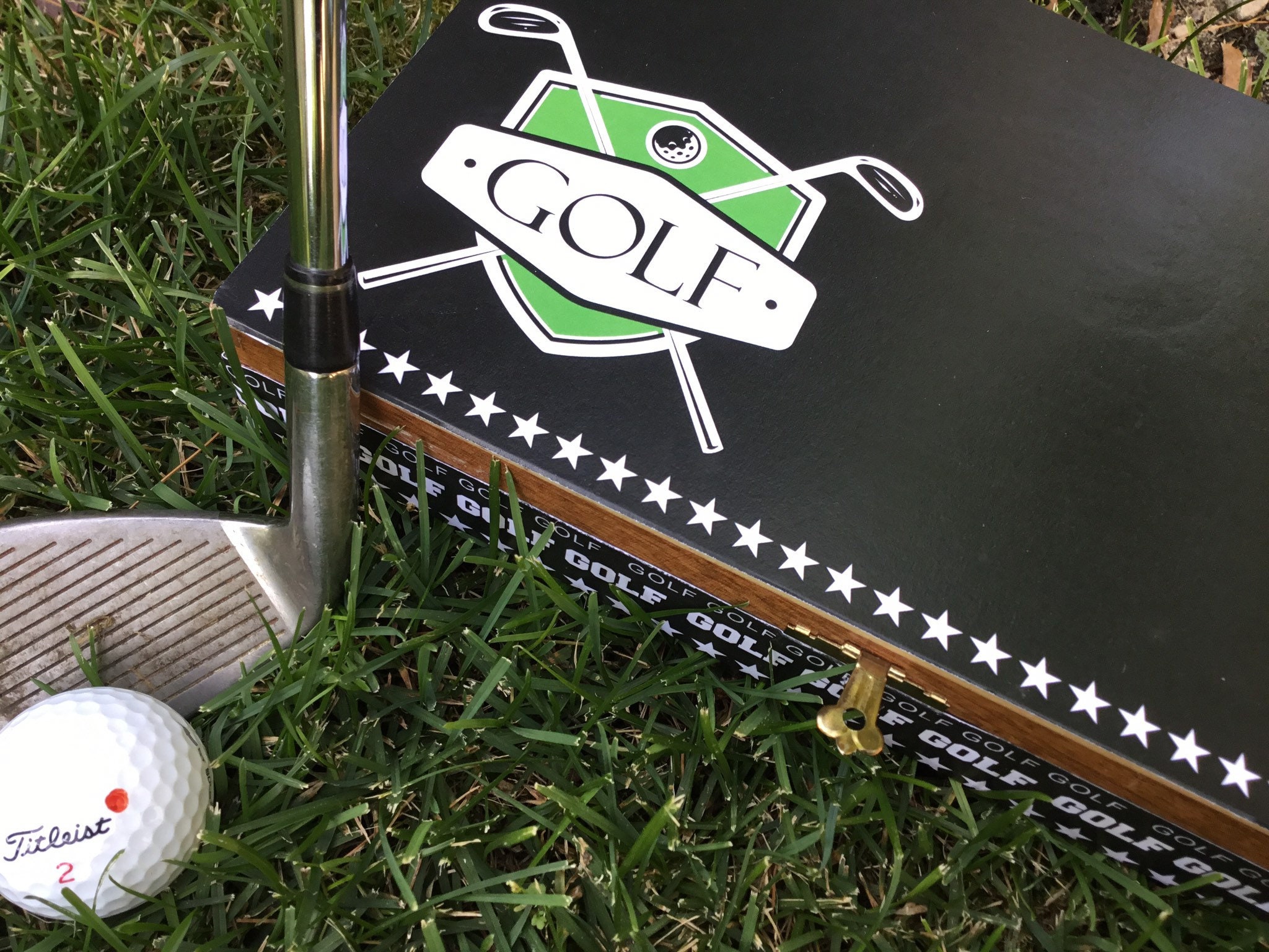 Golf Man Cave Keepsake Box Etsy