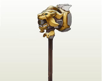 Lionhardt Hammer - Pepakura FOAM unfold