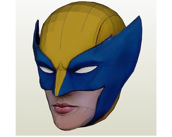 X-23 Mask - Pepakura FOAM unfold