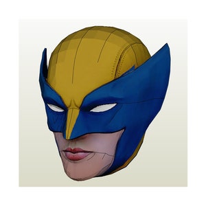 X-23 Mask - Pepakura FOAM unfold