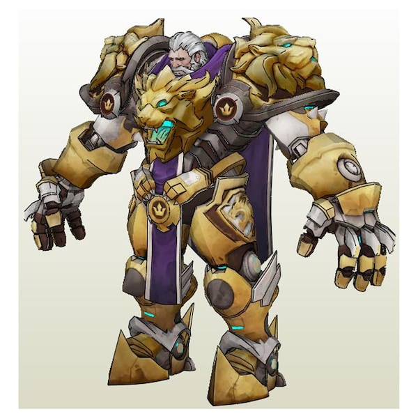 Lionhardt Full Armor - Pepakura FOAM unfold