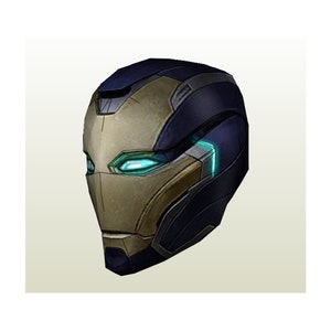 Rescue Helmet Pepakura FOAM unfold