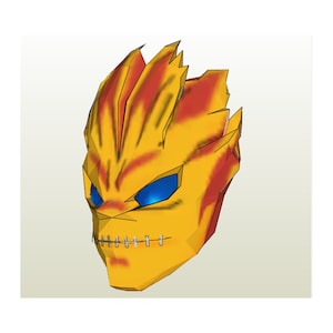 Meramon Mask - Pepakura FOAM unfold