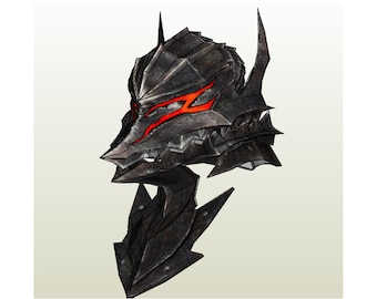 Berserker Helmet - Pepakura FOAM unfold