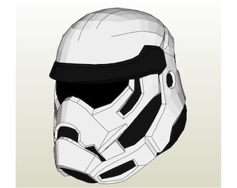 Concept Trooper Helm Pepakura FOAM entfalten