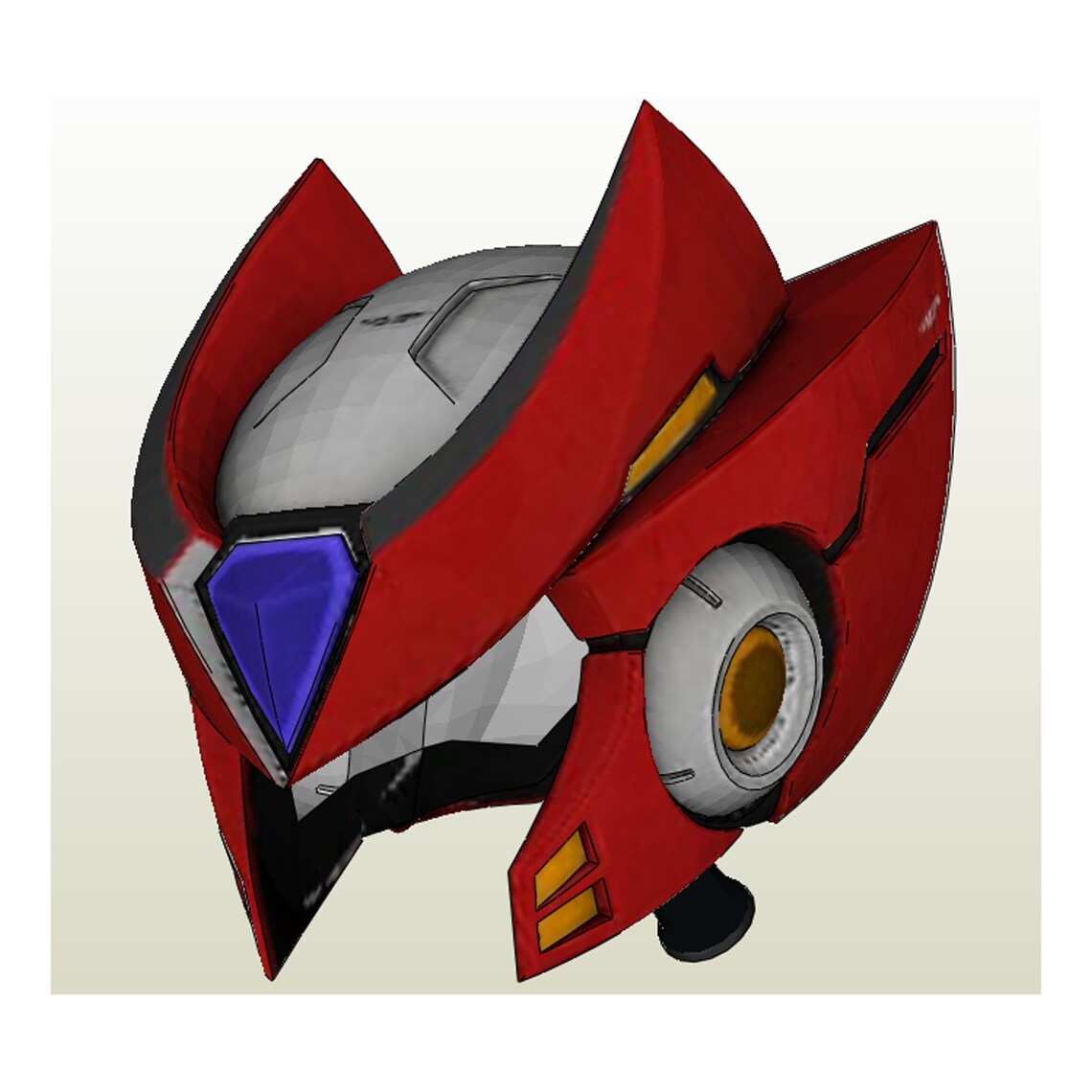 Zero's Helmet Pepakura FOAM Unfold - Etsy