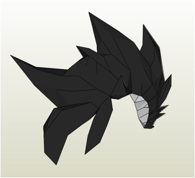 sora hair pepakura file sora hair pepakura file