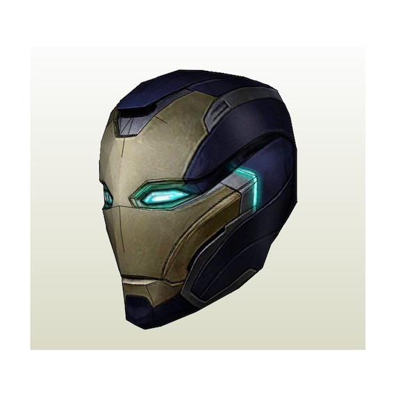 iron man foam helmet pepakura Rescue Helmet Pepakura FOAM Unfold