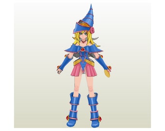 Girl Magician Outfit - Pepakura FOAM unfold