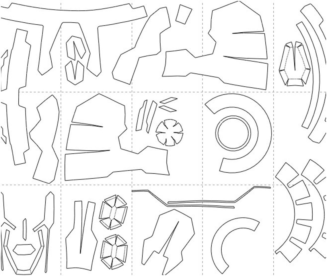 Zero Full Body Armor - Pepakura FOAM Unfold - Etsy