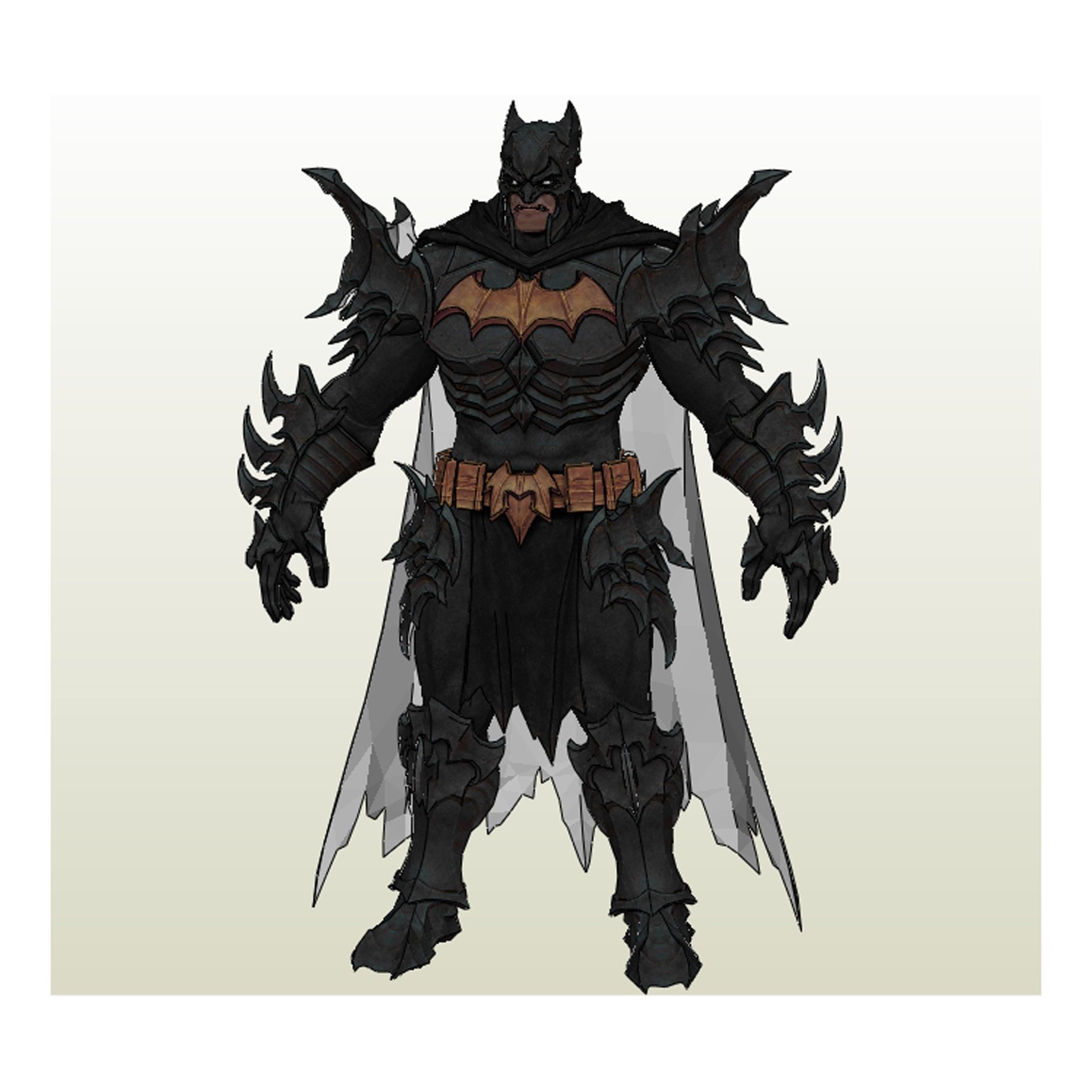 Medieval Bat Full Armor Pepakura Foam Unfold - Etsy