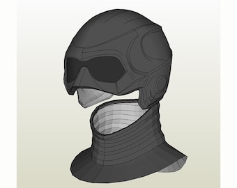 Noir Full Cowl - Pepakura FOAM unfold