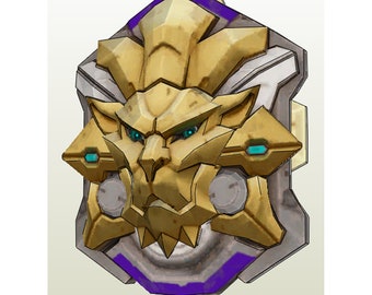 Lionhardt Shield - Pepakura FOAM aufklappen