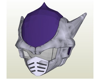 Race Helmet Pepakura FOAM unfold