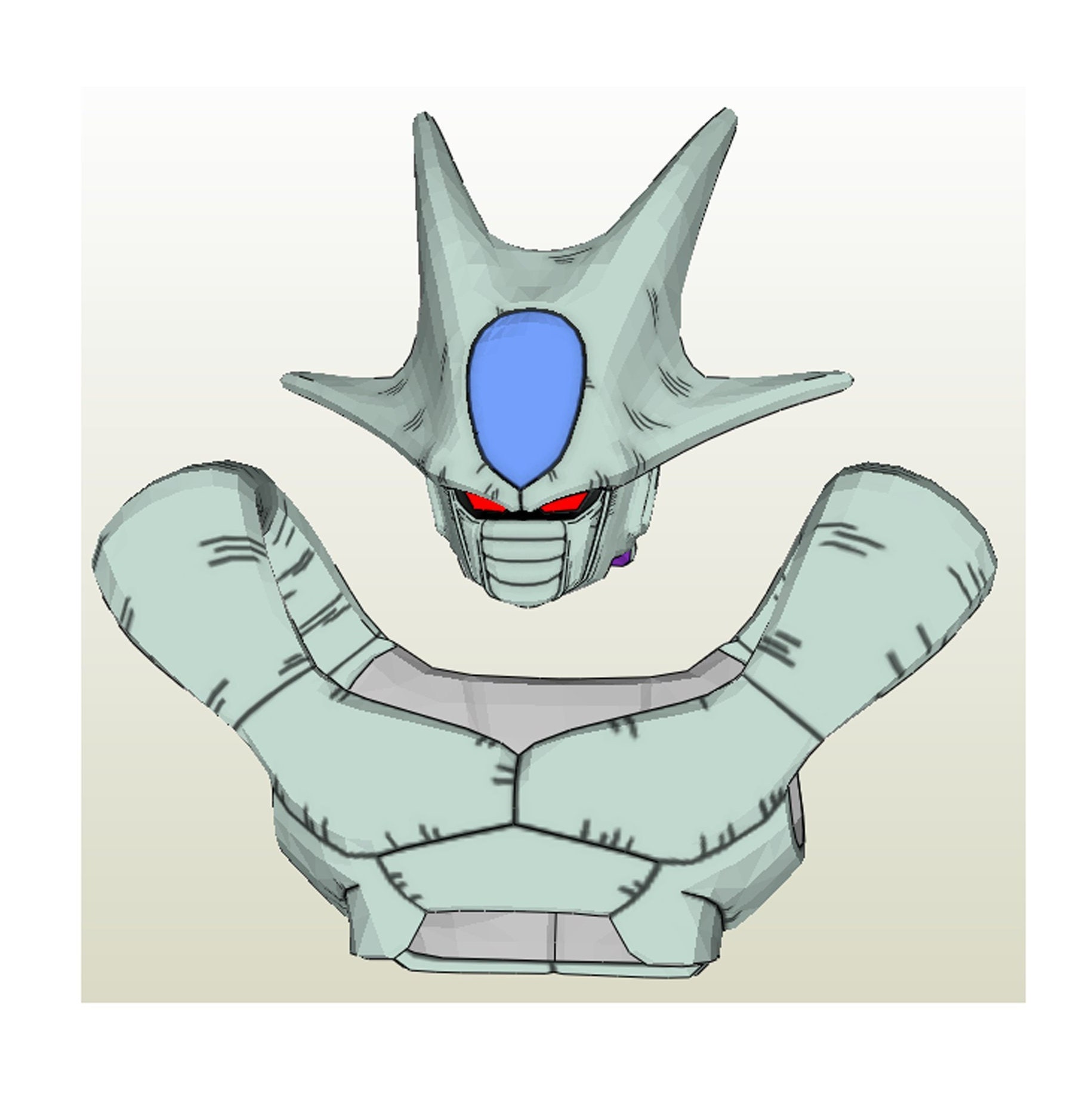 Cooler Final Form Full Armor Pepakura FOAM Unfold Etsy UK