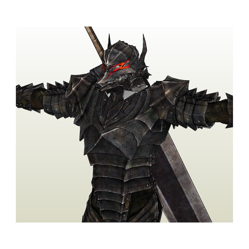 Berserker Armor Pepakura FOAM Unfold Etsy UK