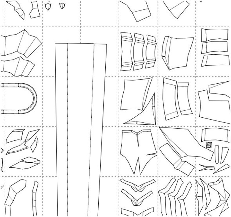 foam armor patterns pepakura foam files foam armor patterns pepakura foam files
