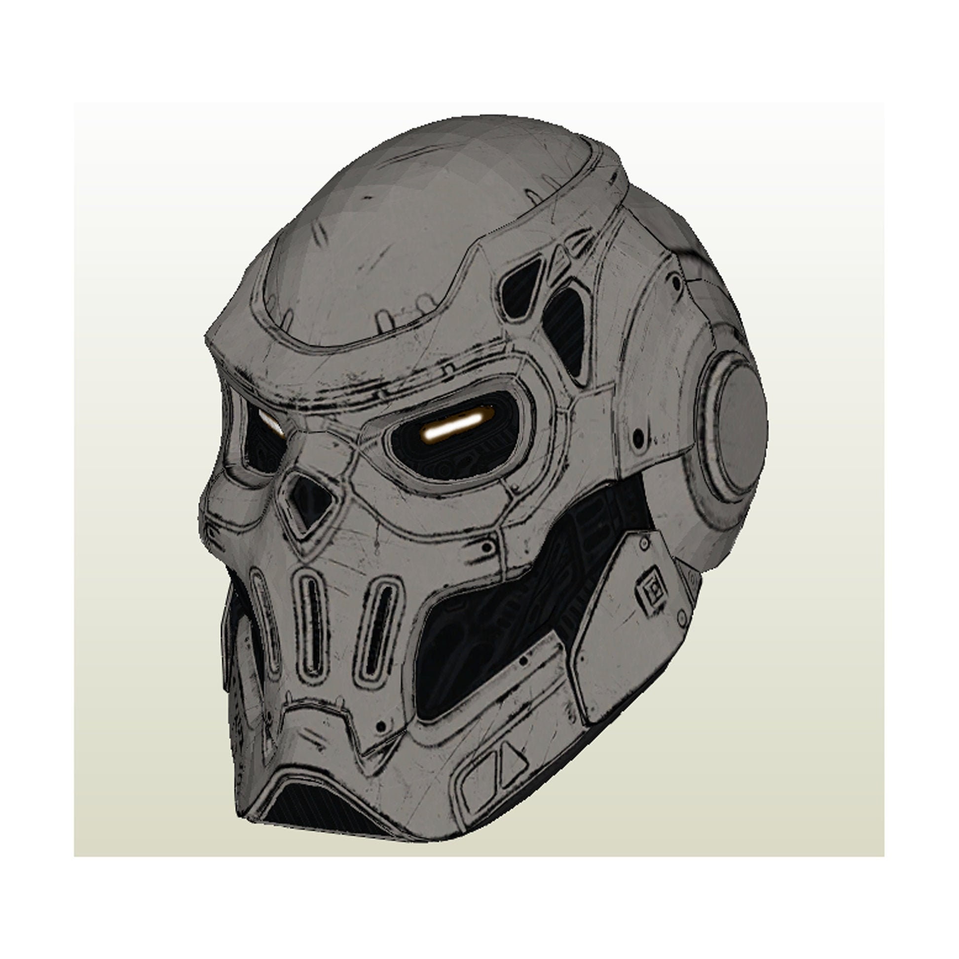 Task Master Helmet Pattern Pepakura FOAM Unfold Etsy UK