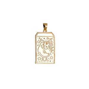 Rooster Zodiac Pendant - Chinese Zodiac Pendant - Animal Zodiac Pendant - Gold Filled - Sterling Silver - Lunar New Year - Birthday Gift