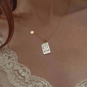 Ram Zodiac ketting/Tarot-geïnspireerde hanger in 18K Gold Filled/Zodiac hanger ketting/astrologie Zodiac Sign ketting