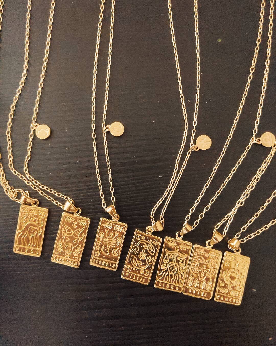 The ORIGINAL Zodiac Tarot Necklace 18K 
