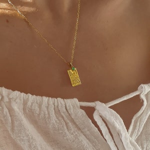 Taurus Sternzeichen Anhänger / Tarot-inspirierter Anhänger aus Gold Filled / Sternzeichen Anhänger / Astrologie Sternzeichen Anhänger / Sternzeichen Schmuck