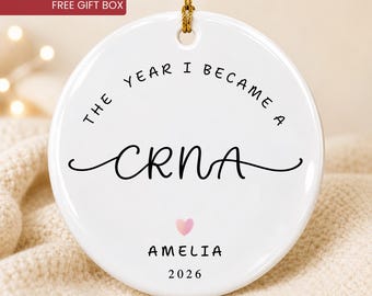 Het jaar waarin ik CRNA werd, een gepersonaliseerd cadeau voor een anesthesieverpleegkundige, een cadeau voor een CRNA-afstudering, een leuk aandenken voor een nieuwe CRNA.