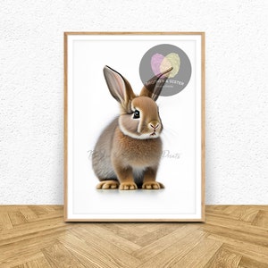 Hase Kinderzimmer Wandkunst, Hase Druck, Hase Wanddekoration, Hase Kinderzimmer Dekor, Kinderzimmer Wandkunst, druckbare Wandkunst, sofort download